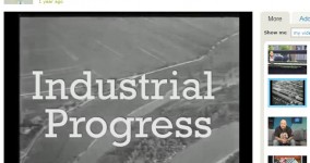 "Industrial Progress" video voor Celluloid Remix